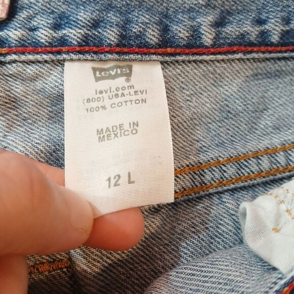 Levis 550 Relaxed Tapered Jeans 12 Long - Picture 3 of 8